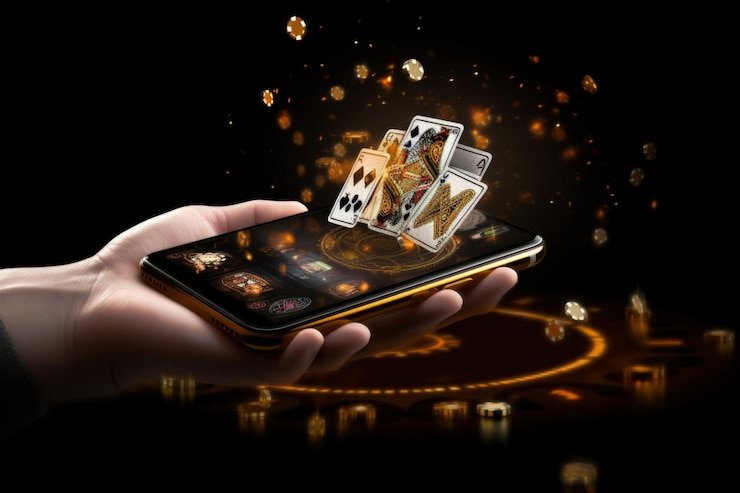 Streaming dealer kasino langsung berkualitas HD dengan latar belakang kamar kasino